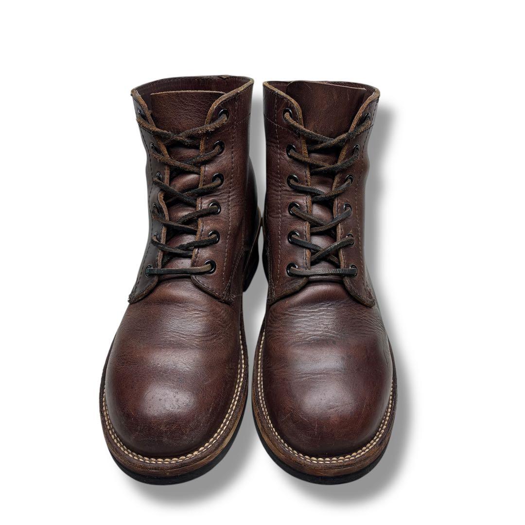 SLOW WEAR LION【26】レースアップブーツ 本革 レザー ブラウン