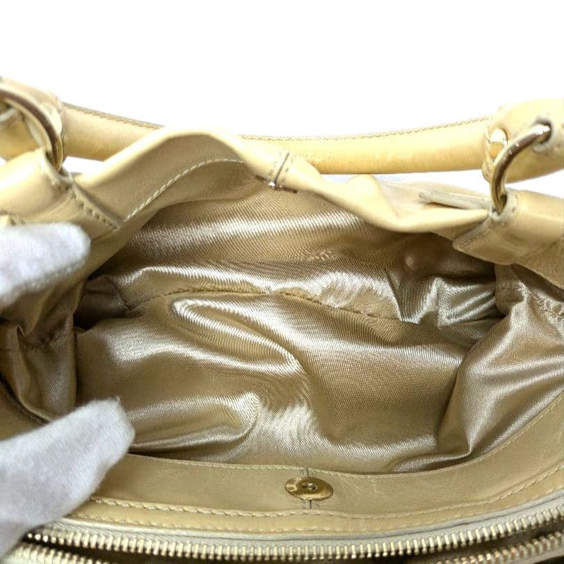 TOD'S　トッズ　ハンドバッグ　ベージュ　レザー　日本限定　希少　大幅値下げ