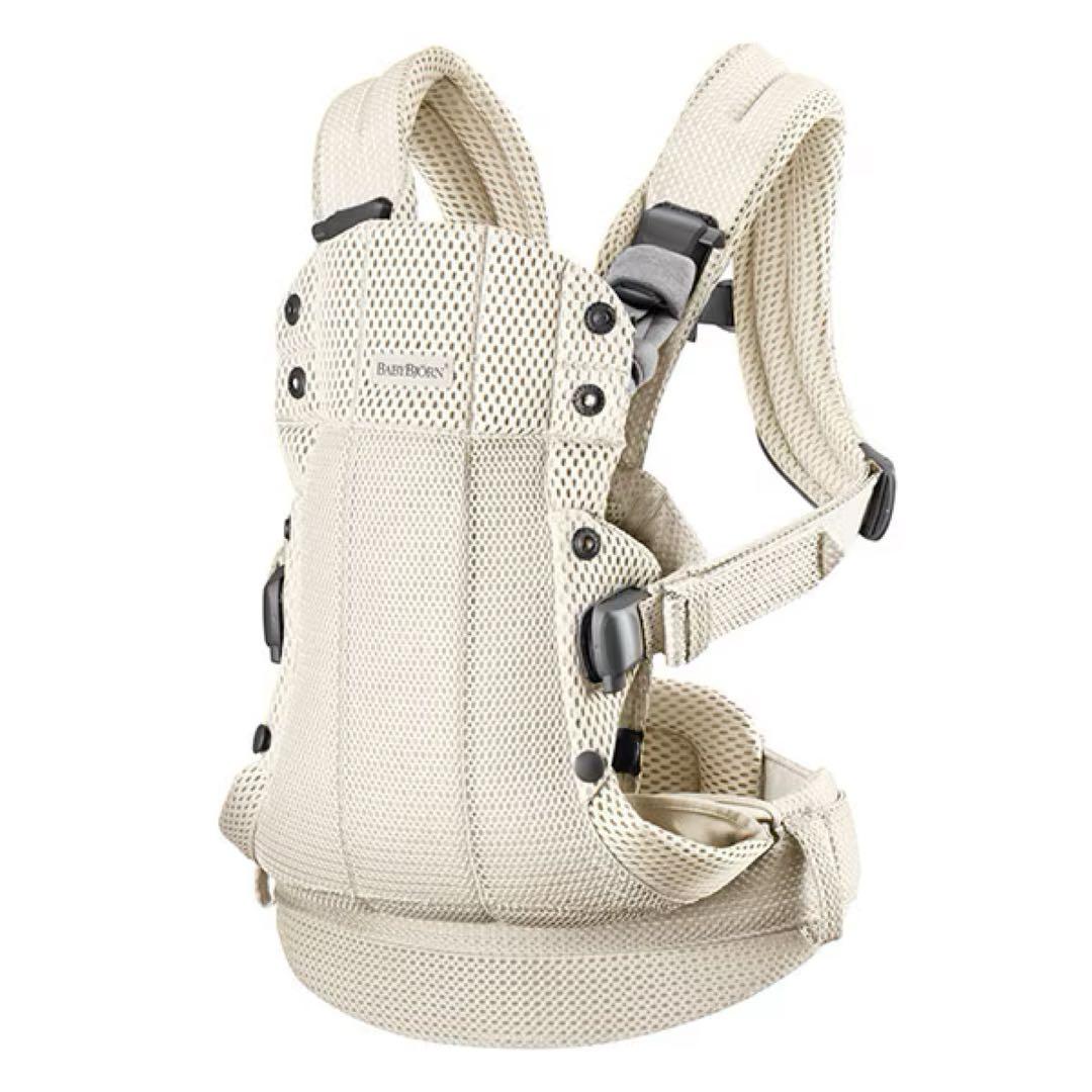 美品　人気　最上級モデル　ベビービョルン　抱っこ紐　ハーモニー　クリーム　箱付き