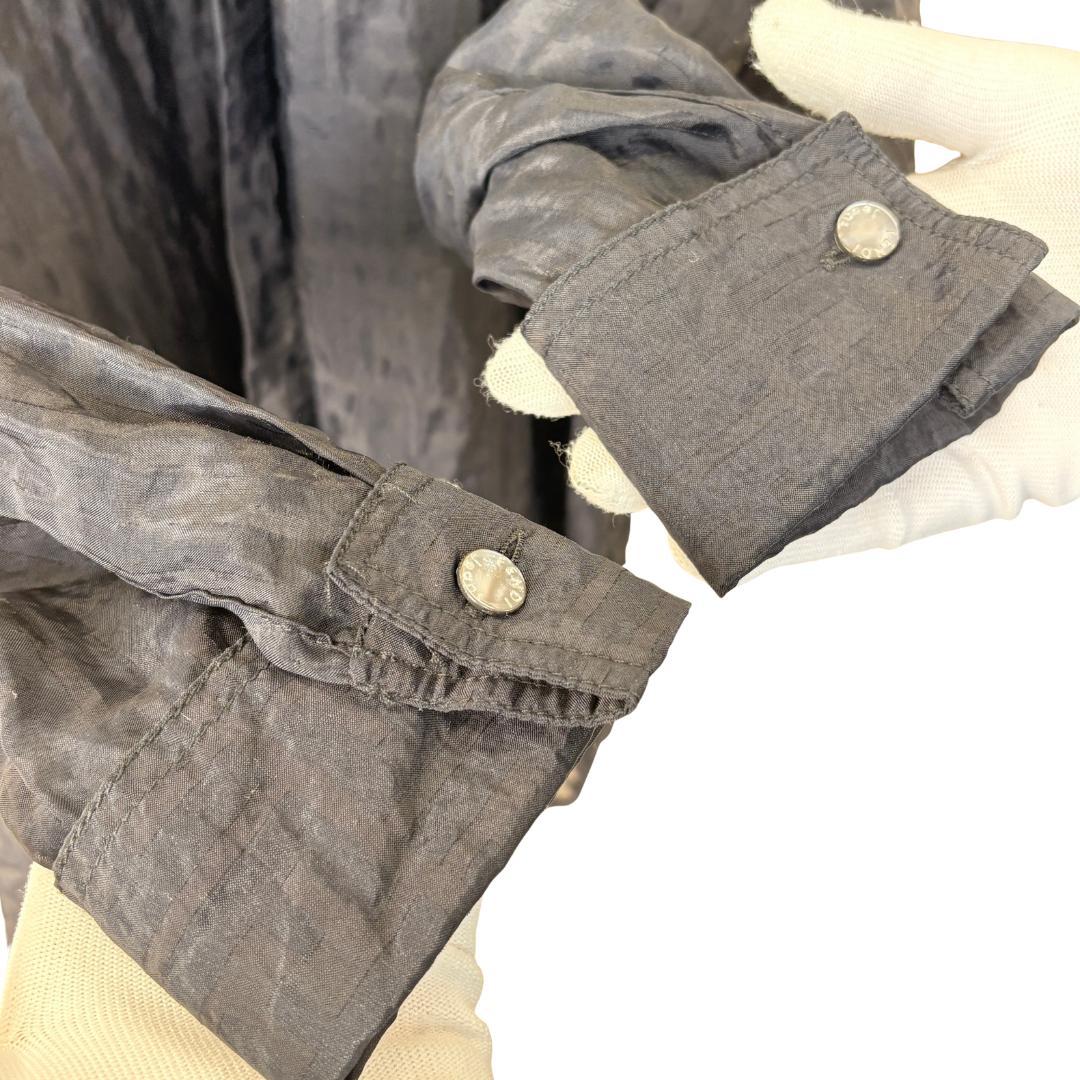 FENDI JEANS ロゴ ジャガード シースルーシャツ Lサイズ