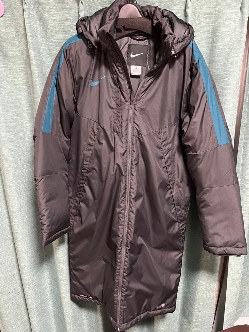 SALE‼️ Nike フード付きベンチコート ブラック　黒