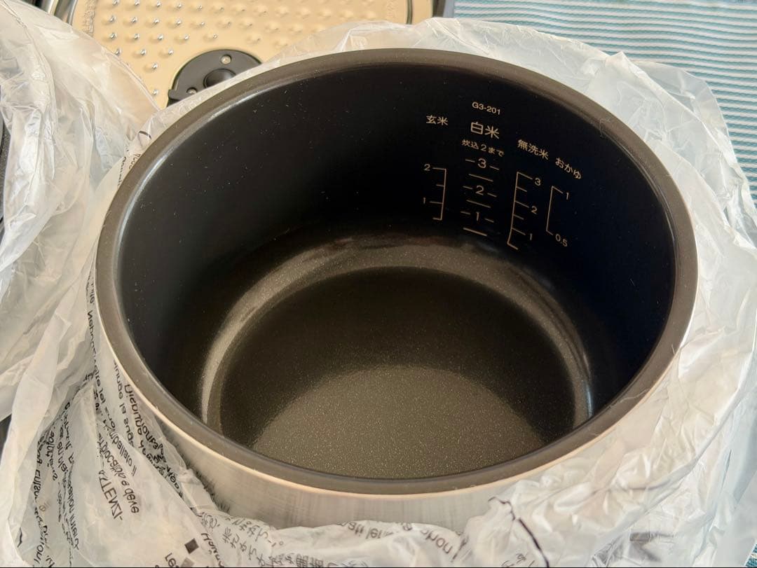 J*y様 BALMIDA THE Gohan K08A ホワイト【未使用の外釜・