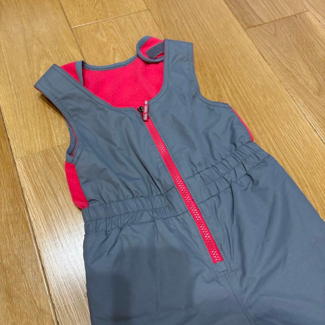 【美品】コロンビア キッズ スキーウェア 上下セット XXS 110cm ピンク