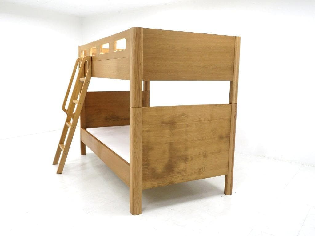 展示品　アクタス　ファズル　オーク材　ロフトベッド　2段ベッド　北欧　モダン