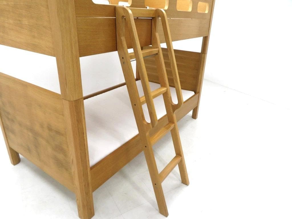 展示品　アクタス　ファズル　オーク材　ロフトベッド　2段ベッド　北欧　モダン