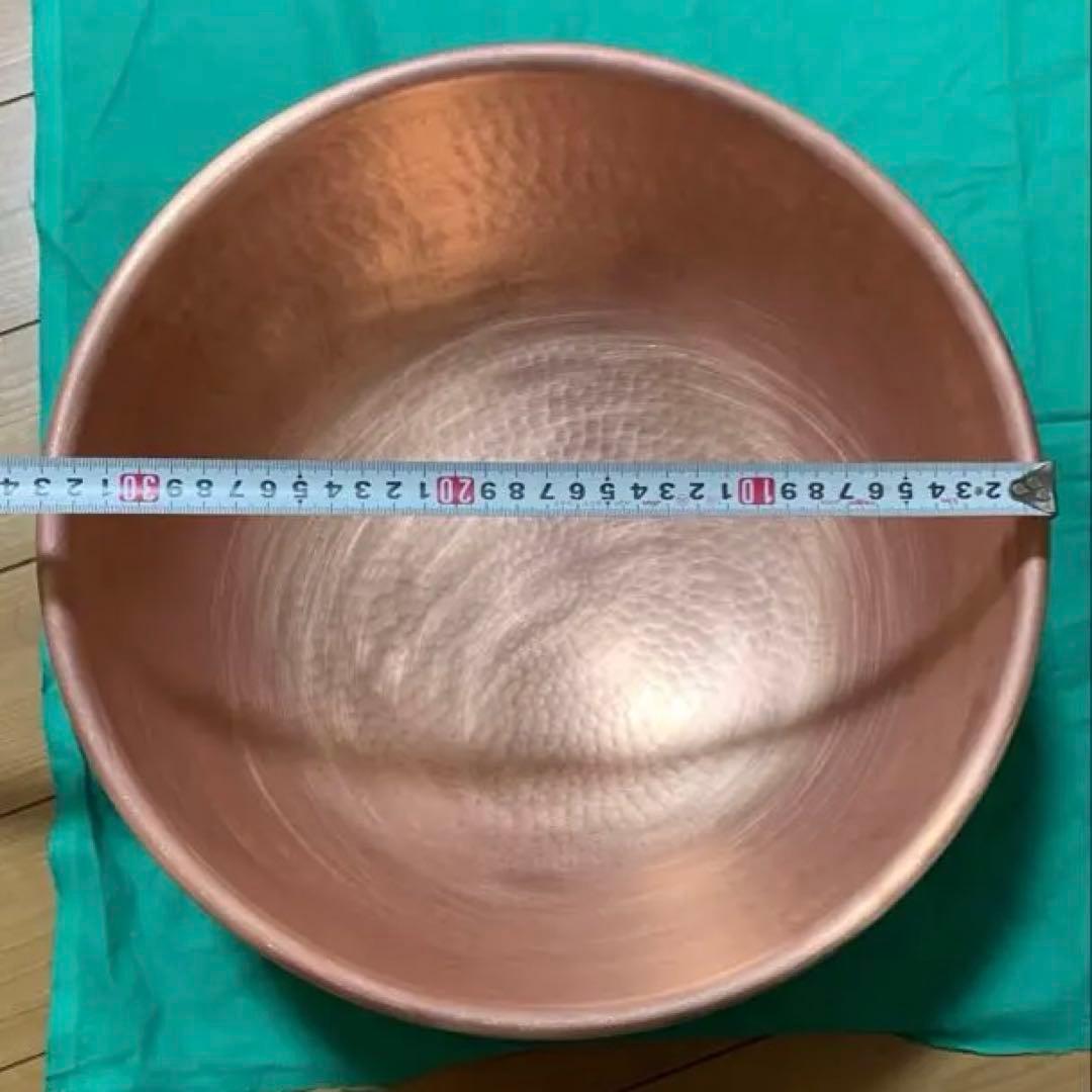 銅ボウルと寸胴鍋のセット