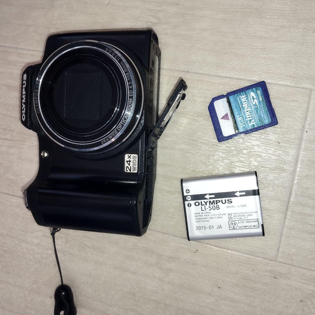 OLYMPUS SZ-14 ブラック コンパクトデジタルカメラ 動作品