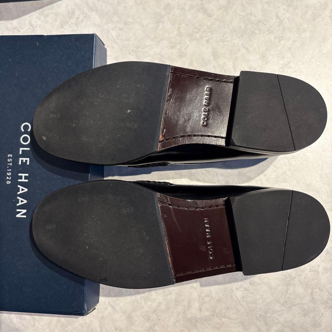 COLE HAAN メンズローファー ⒏５(新品未使用品別注ラバーソール付き‼️)