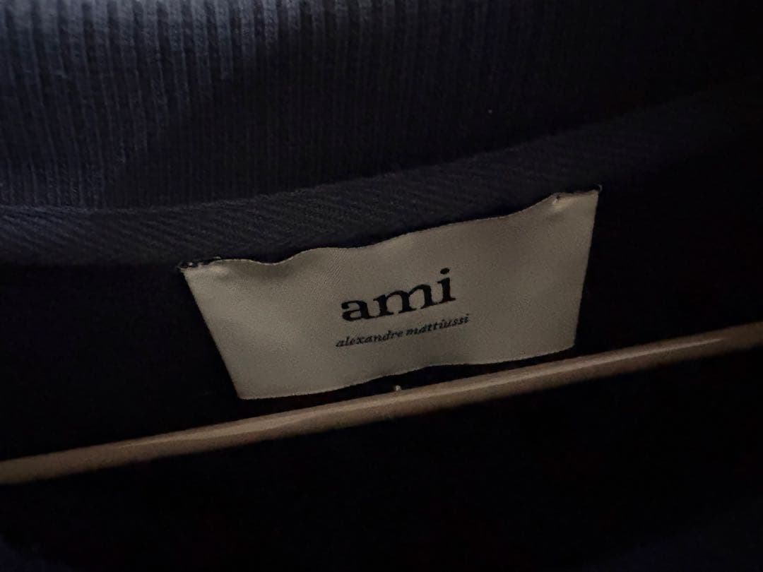 ami ネイビー トレーナー Sサイズ　ユニセックスサイズ