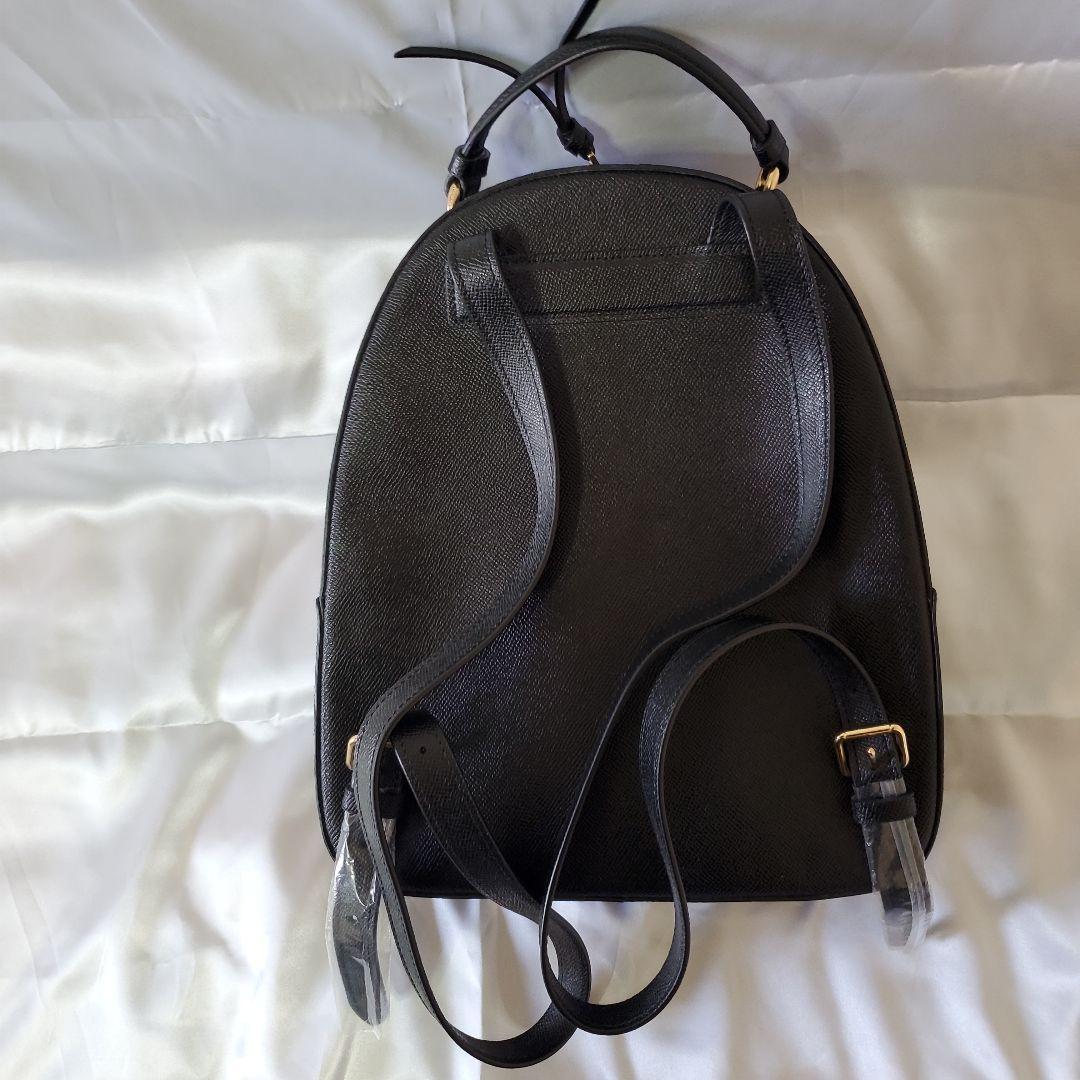 COACH ブラックレザーリュック