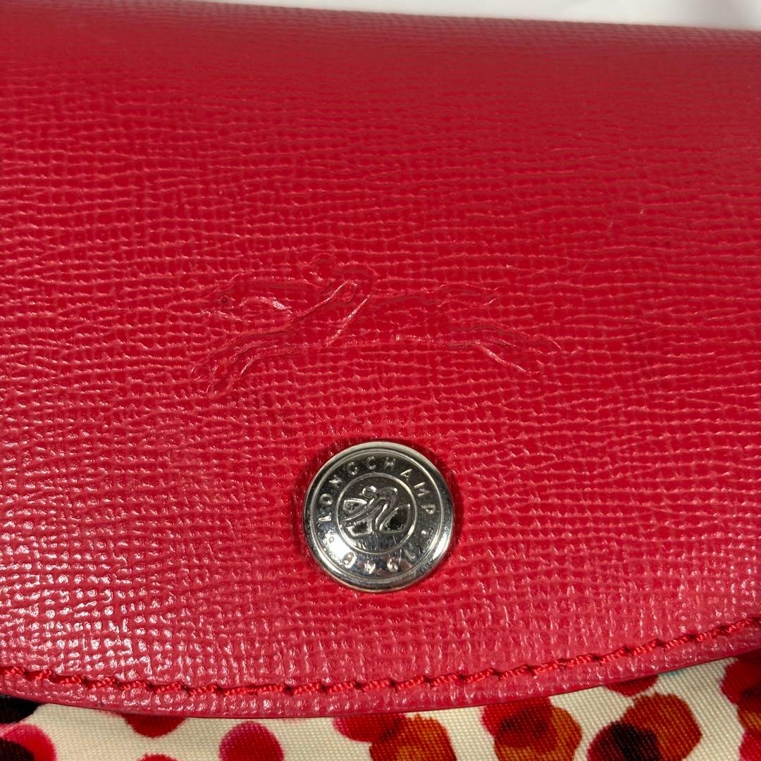 ロンシャン ハンドバッグ ショルダーバッグ 2way ル プリアージュ ネオ 赤