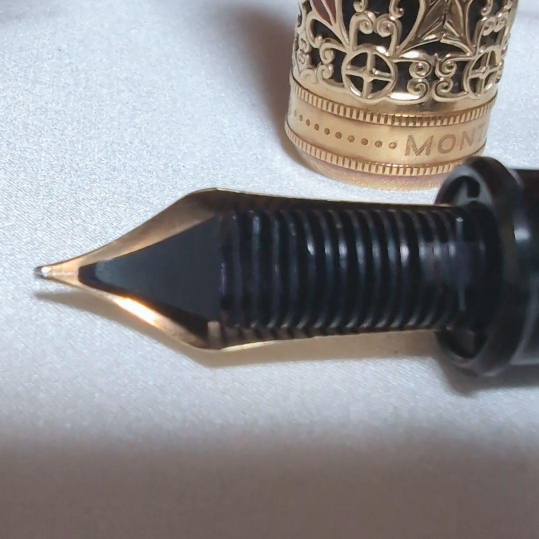 【超希少♪】 モンブラン 万年筆 パトロンシリーズ セミラミス 18金無垢