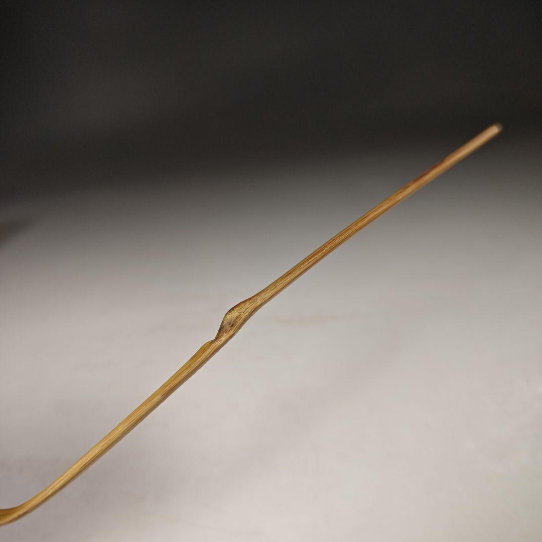 ウ277 茶杓『大徳寺　立花大亀　極箱　銘　寿峯』『竹工師　前田長好斎　下削』