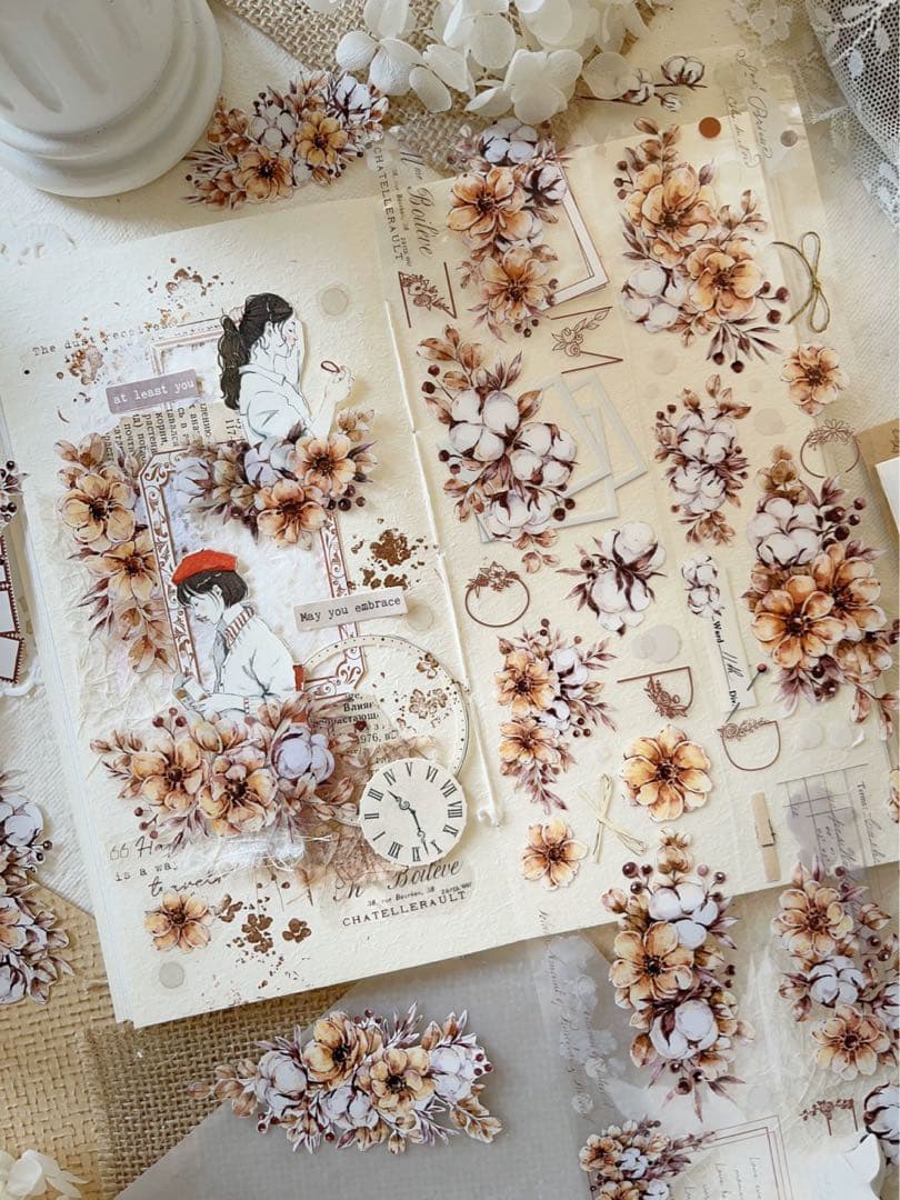 壹洱原创《木棉》海外マスキングテープ　マステ 【1559】