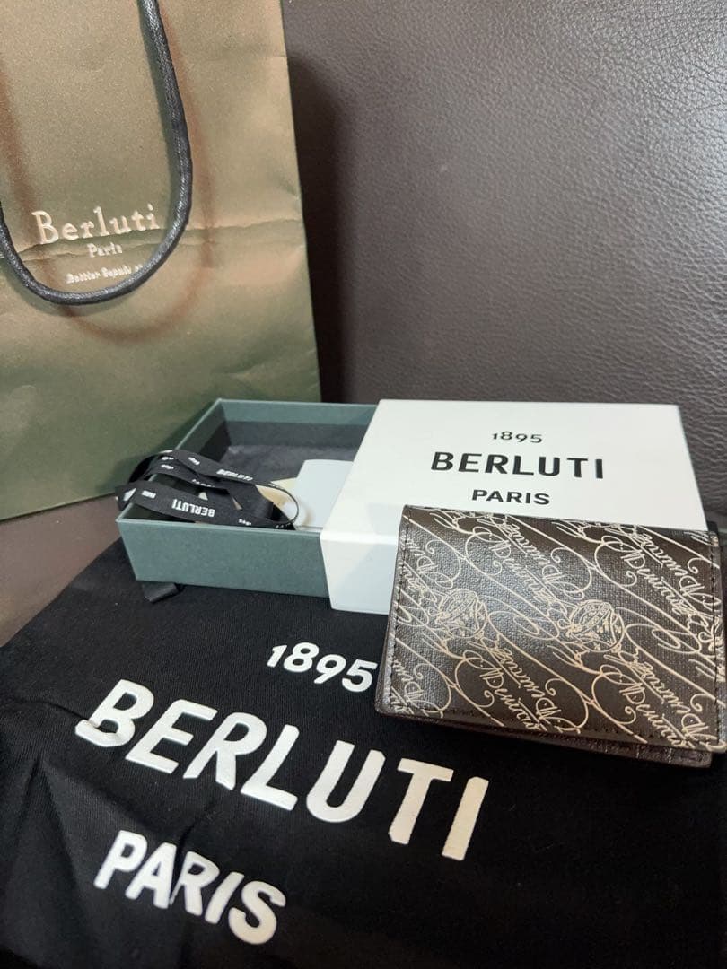 【超美品定価10万超】Berluti レザー ベルルッティ名刺入れカードケース