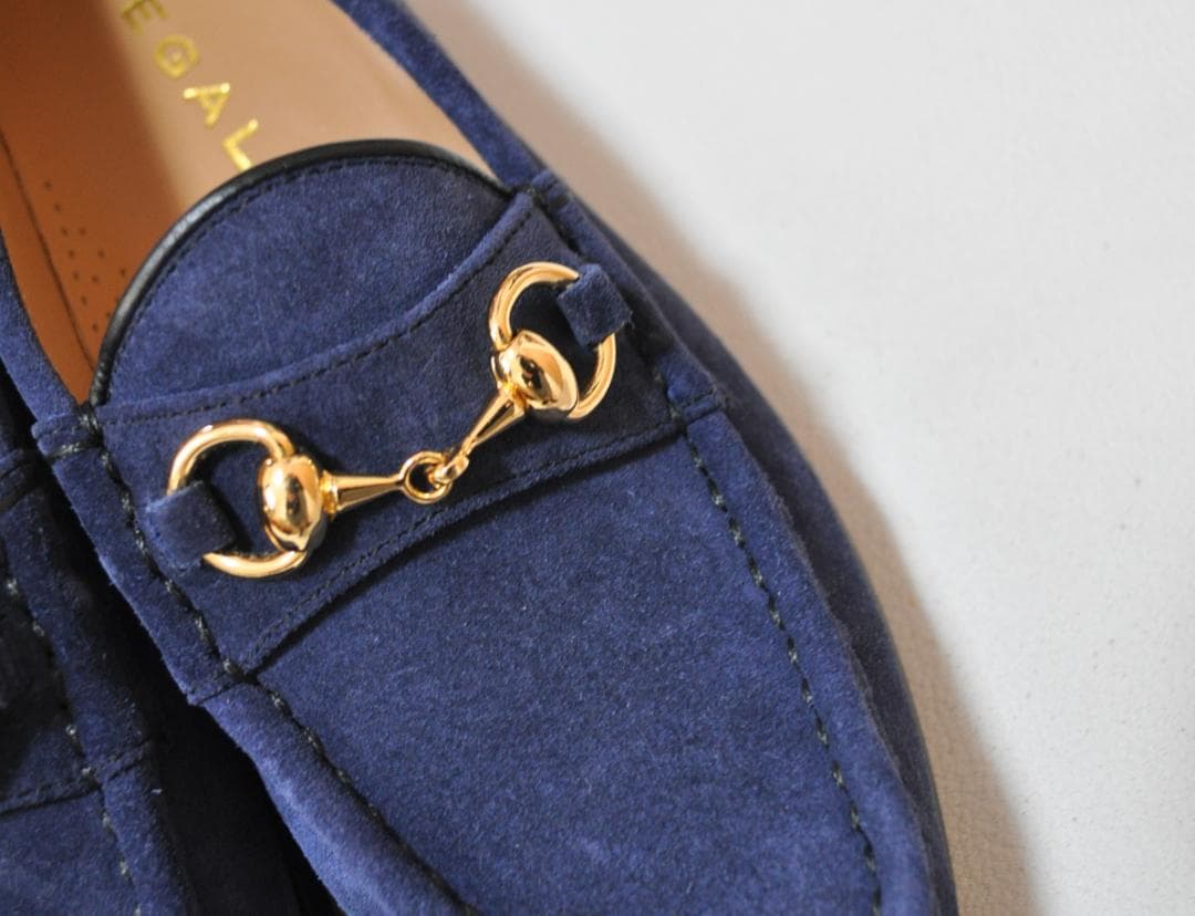 試着のみ 2025 REGAL リーガル ビットローファー スウェード