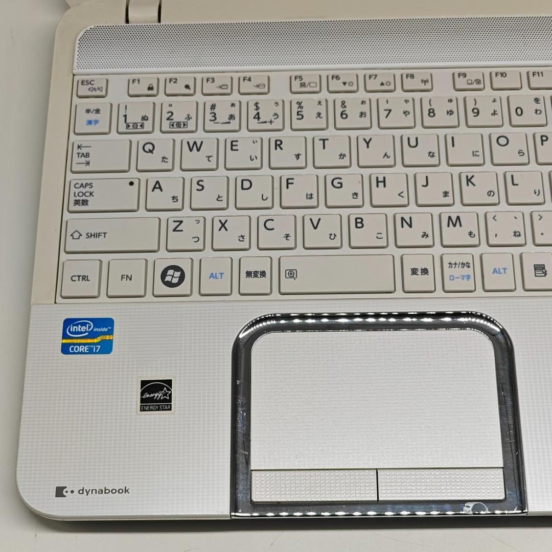 【東芝】T552 高速i7 SSD256GB 16GB ホワイト ノートPC