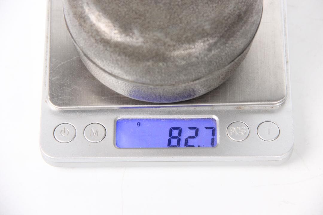 ヤンポ 菓子器 鎚目 純錫 直径8.5cm 重82.7g FJ21-7