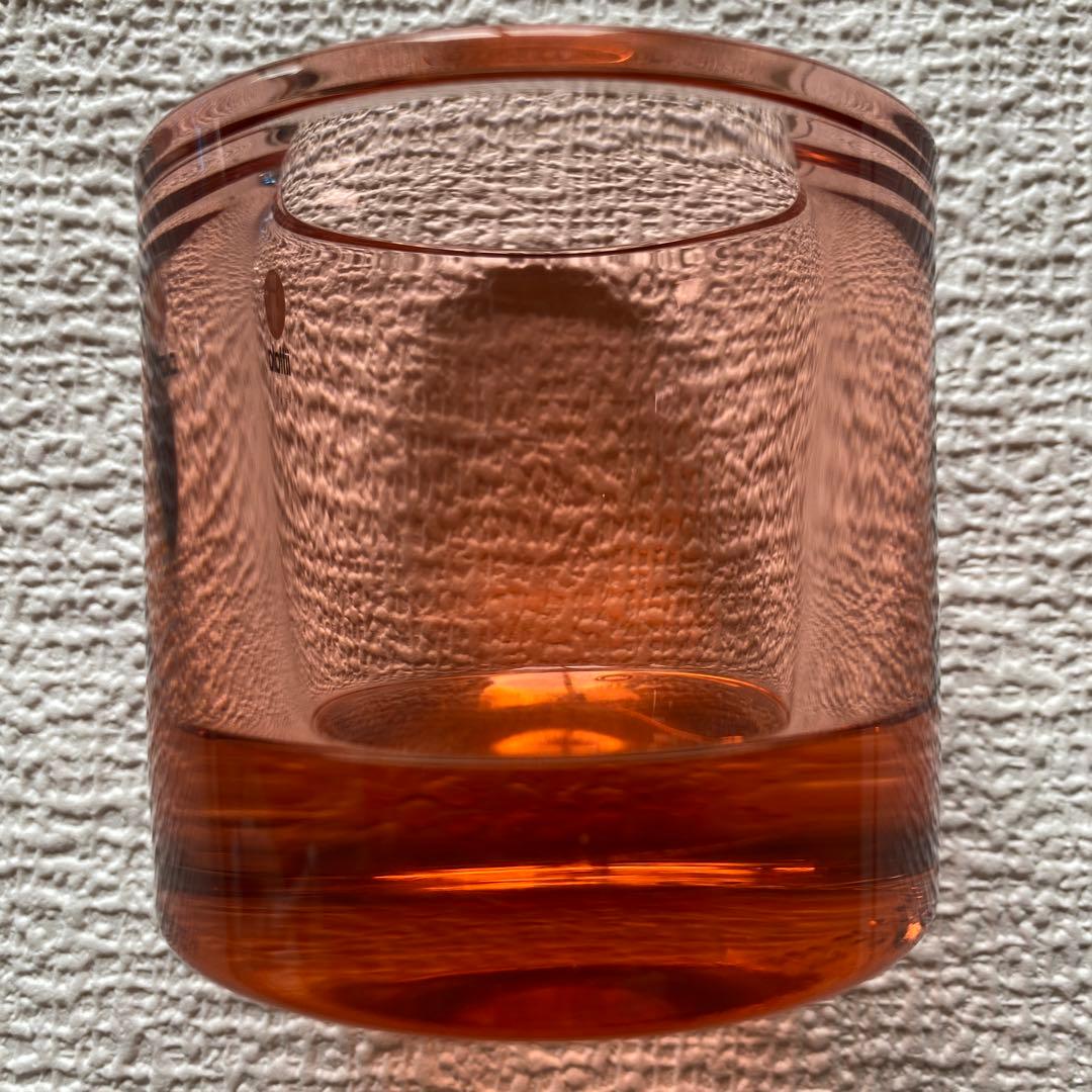 美品✨イッタラ キビkivi キャンドルホルダー　60 薄ピンク系