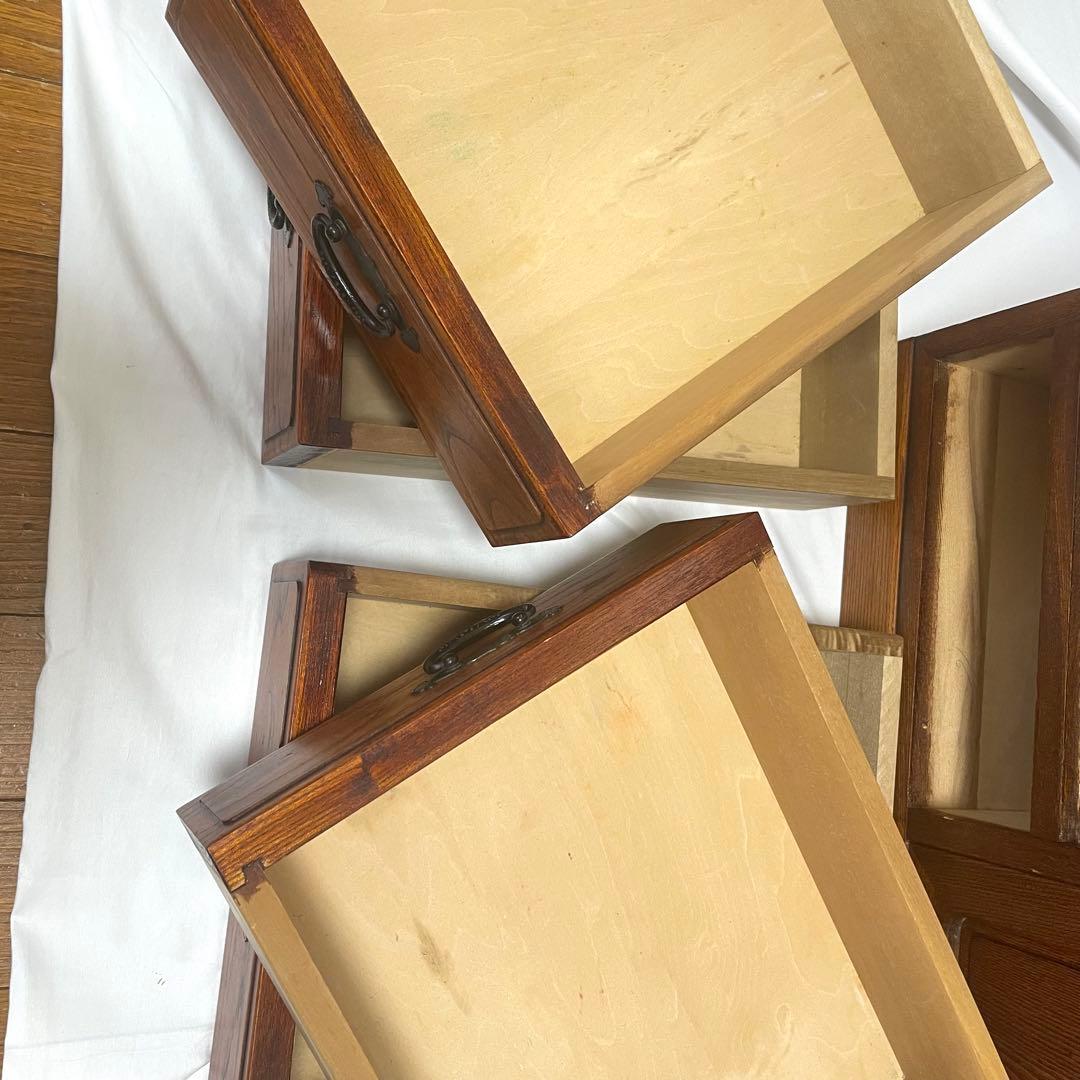 松本伝統指物工芸家具 テレビ台 開戸 拭うるし・ぬり　レトロ　松本伝統家具