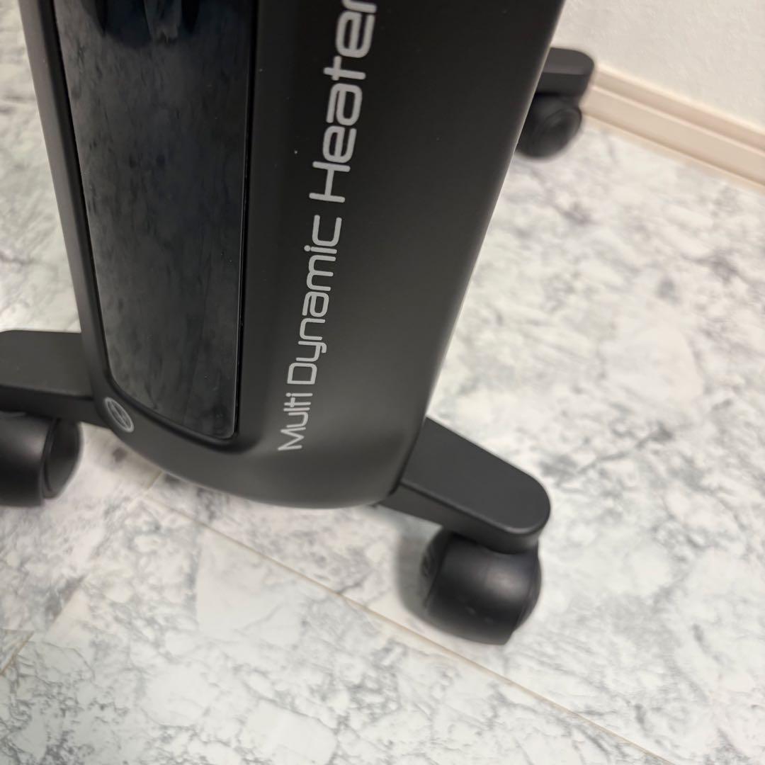 美品✨除菌済み✨リモコン付き　デロンギ　ヒーター　ブラック　MDHU15-BK