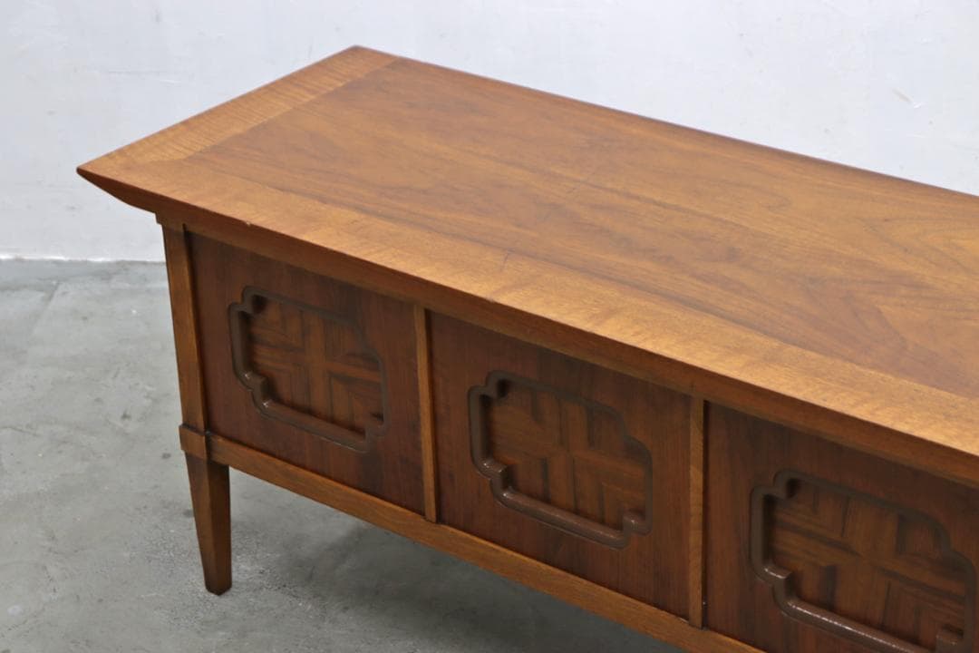 ヴィンテージ ウォールナット サイドボード コンソール ローボード 展示台 収納