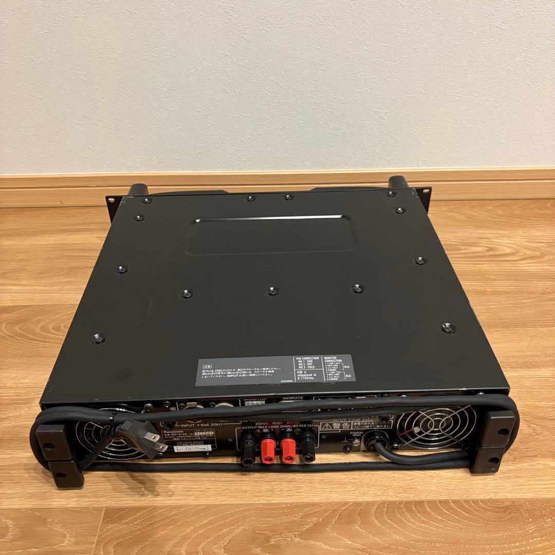 動作品　Panasonic RAMSA WP-9150 パワーアンプ