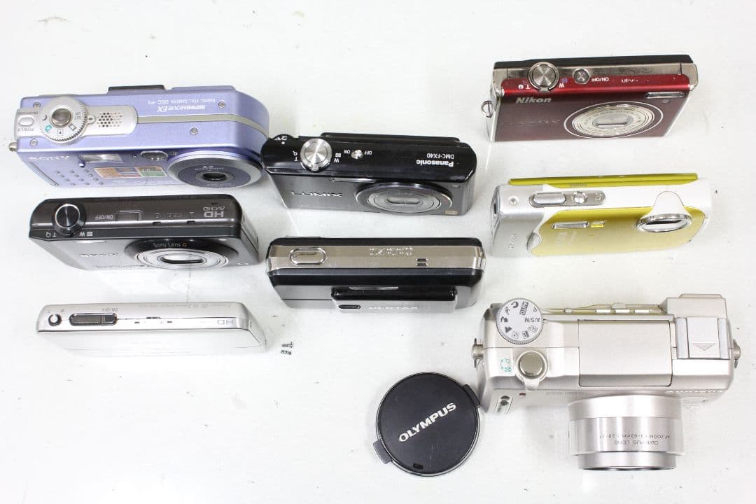 コンパクトデジタルカメラ 8台 SONY Nikon OLYMPUS 等