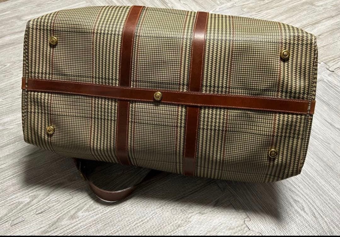 POLO チェック柄 ボストンバッグ　ポロ　旅行バッグ