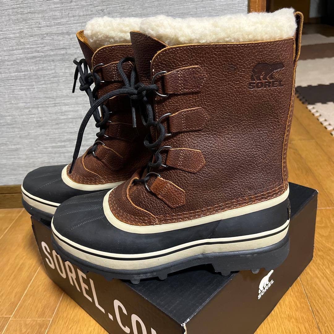 T.S man さん専用 1SOREL 防水ファー付きレザーブーツ26センチ