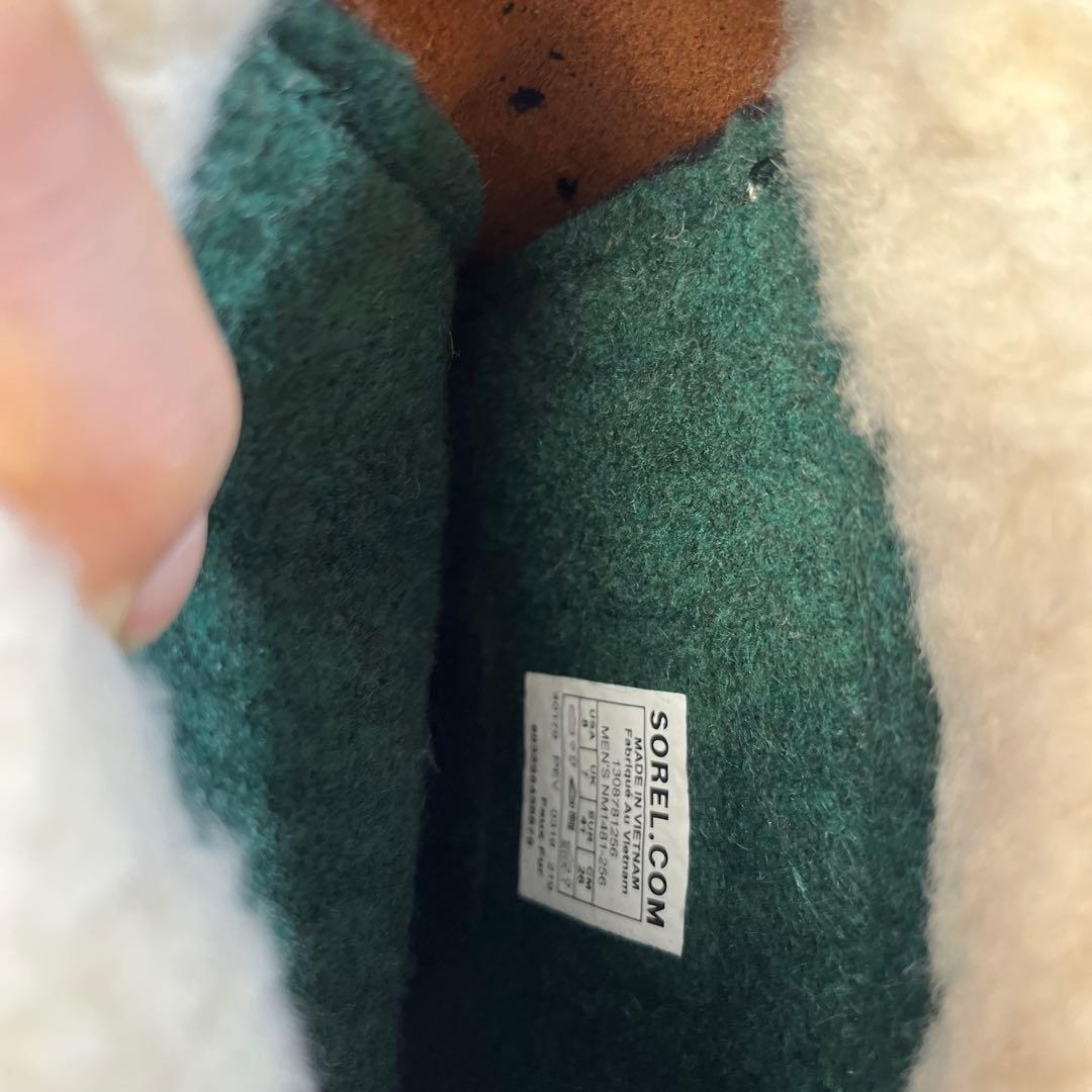 T.S man さん専用 1SOREL 防水ファー付きレザーブーツ26センチ