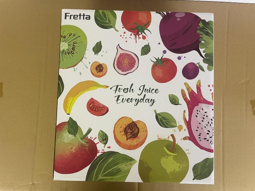 【新品未使用】Fretta スロージューサー F5000 グレー