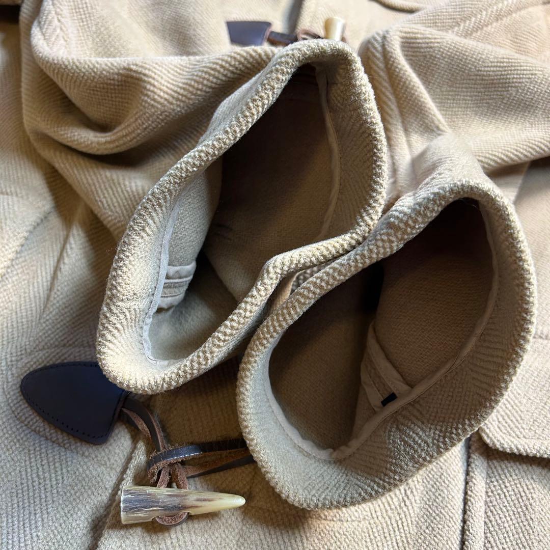 J.PRESS ジェイプレス ヘリンボーンダッフルコート ベージュLL ロング丈