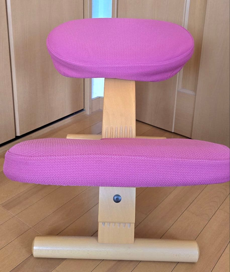 【Rybo】リボ バランスイージーチェア　カバー付き 木製フレーム　健康用品