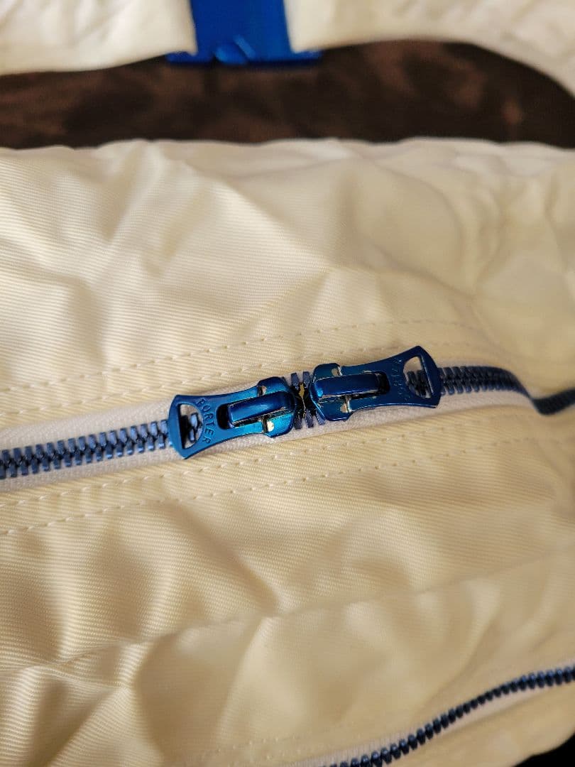 レア‼️白ナイロン★PORTER 近江チヂミ ウエストバッグ