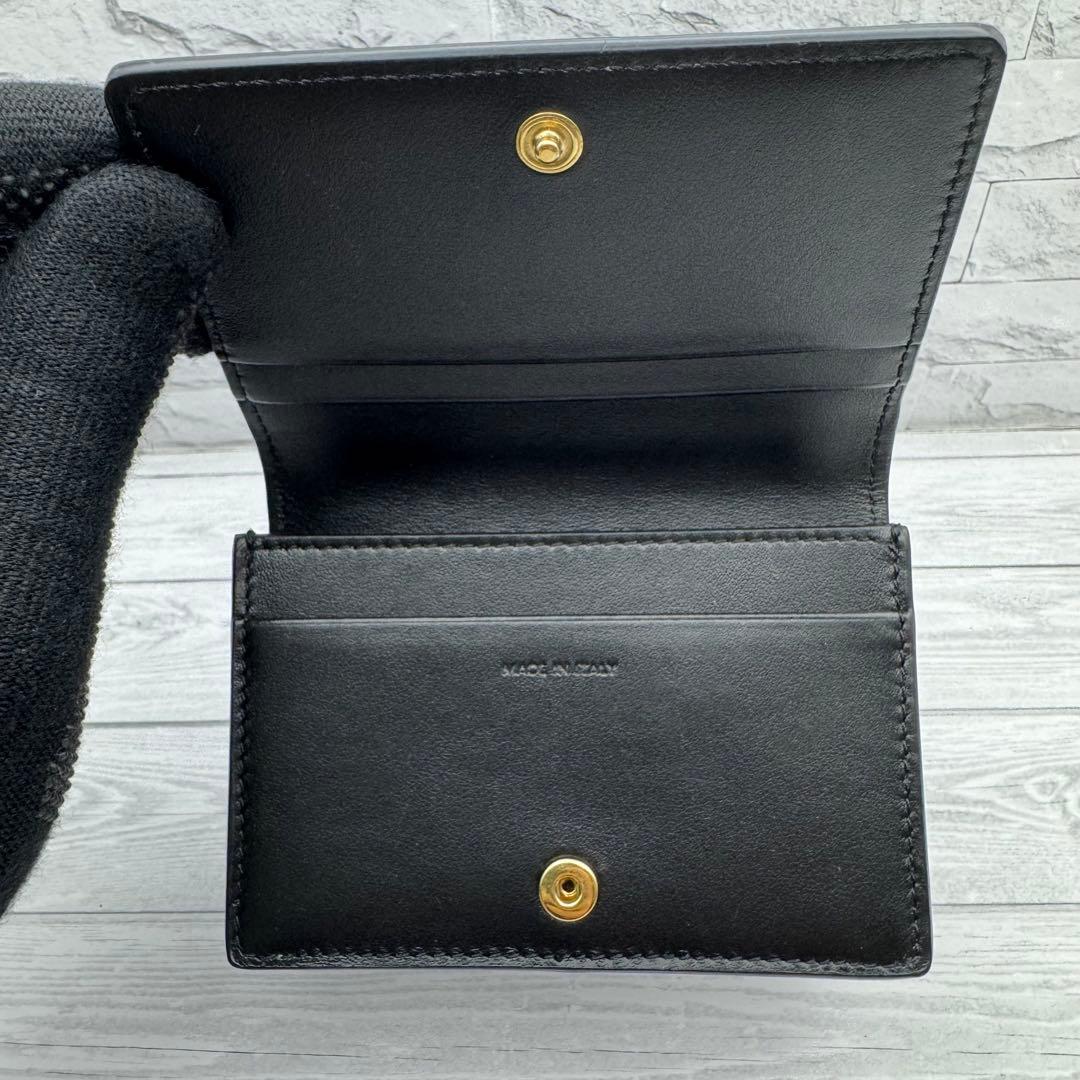 【未使用級】CELINE カードケース ブラック レザー 名刺入れ