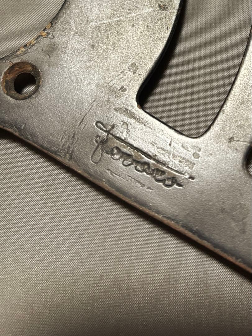 ウッドステアリング　イタリア製メーカー不明　当時物