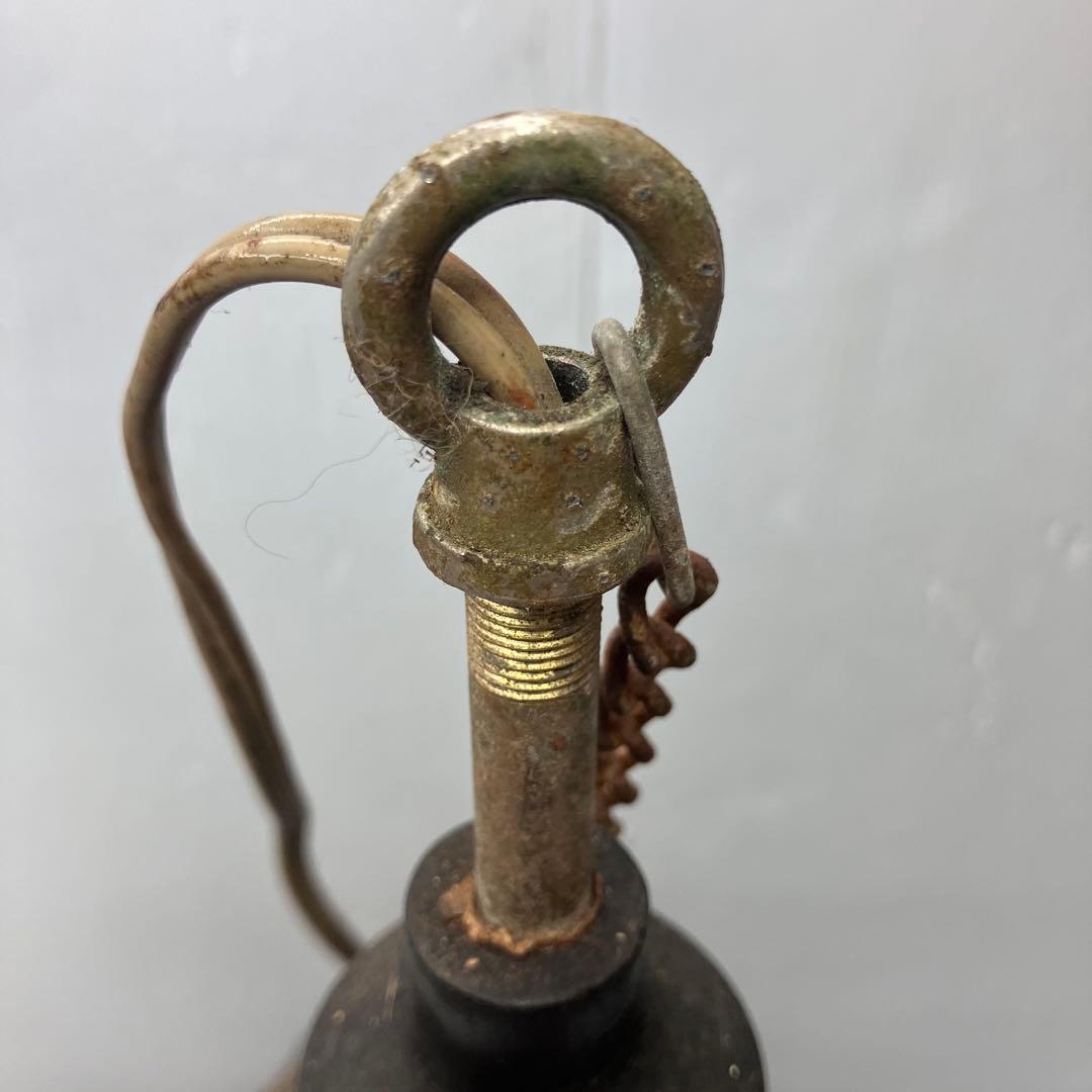 ベル型　ペンダントライト 多色タイル模様　ステンドグラス風※通電未確認