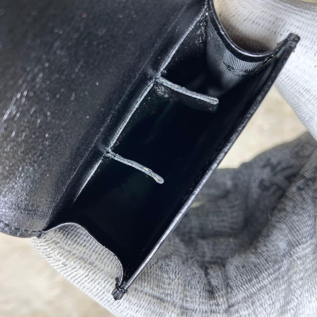 【良品】 モンブラン ペンケース 3本用 レザー ブラック