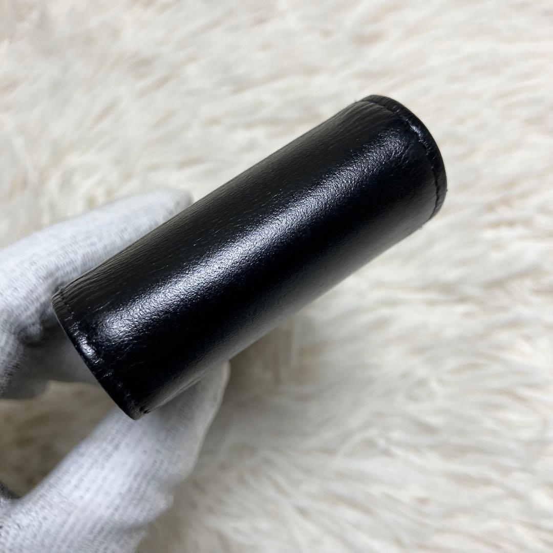 【良品】 モンブラン ペンケース 3本用 レザー ブラック