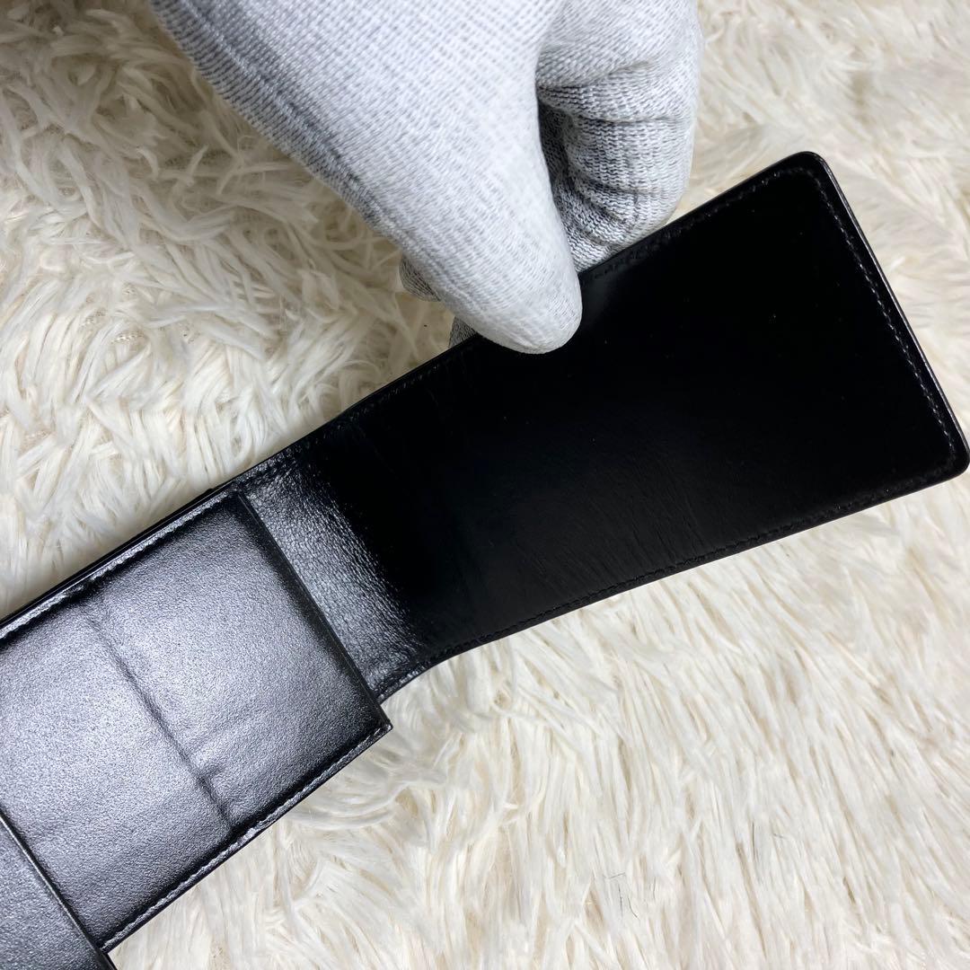 【良品】 モンブラン ペンケース 3本用 レザー ブラック