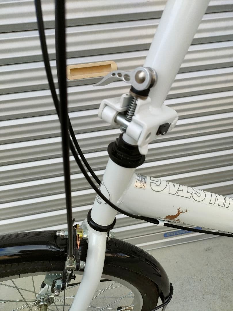 【岩手】引取限定 キャプテンスタッグ 20インチ折り畳み自転車 6段 おまけつき