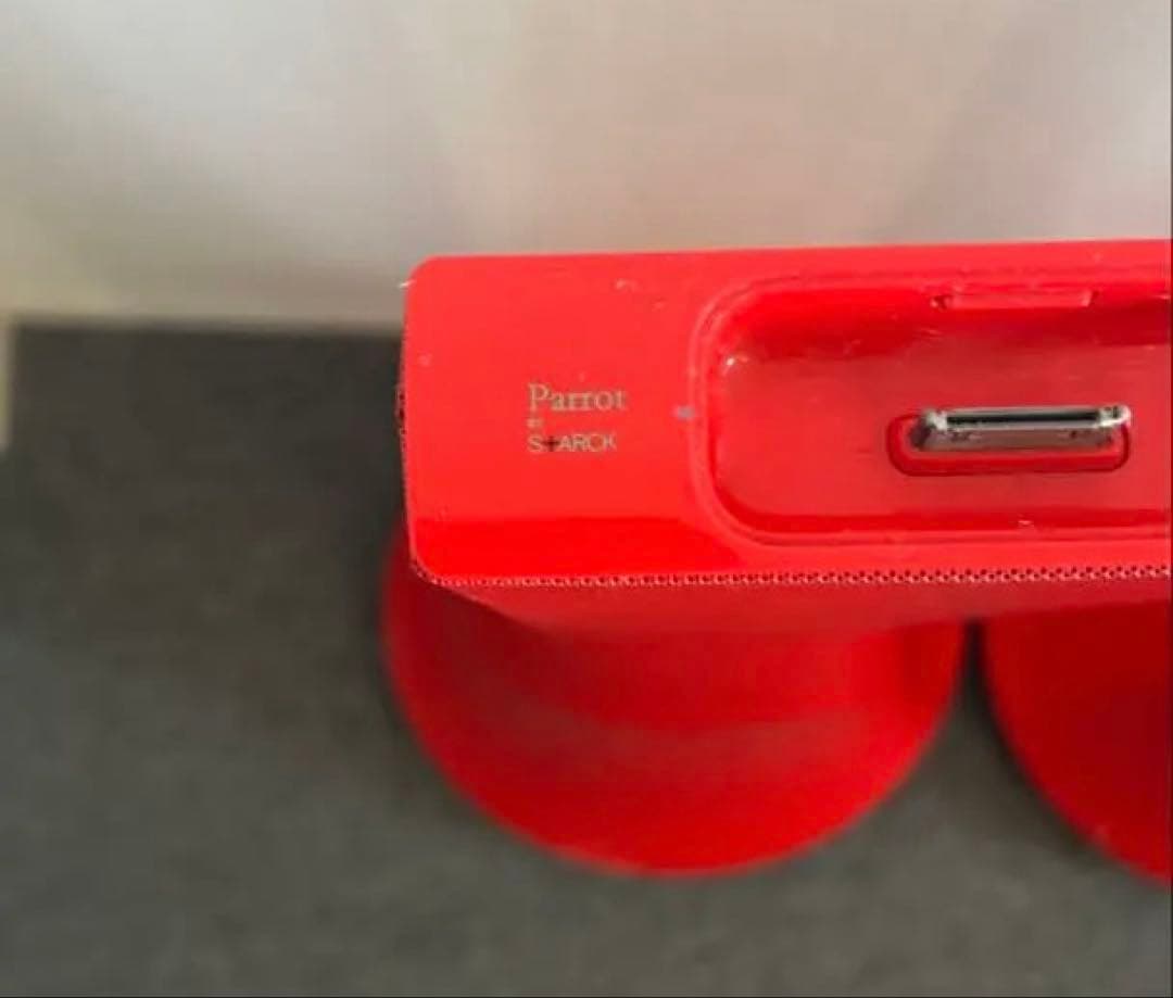【超美品】Parrot Zik レッドスピーカー(動作確認済)リモコン付
