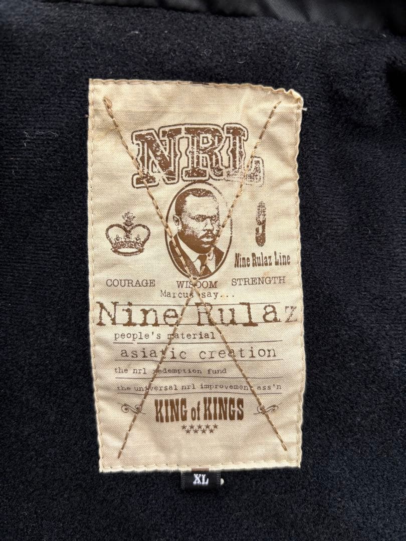 Nine Rulaz ナイロンジャケット XL ブラック
