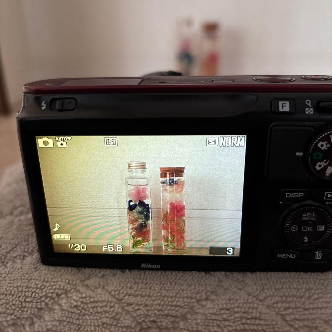 ★人気色レッド★ Nikon 1 J2 ミラーレス一眼カメラ