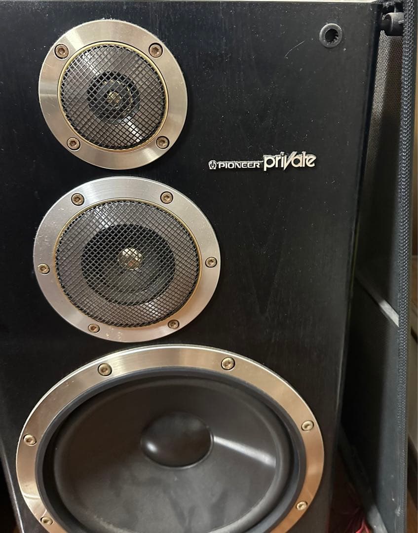 バブル期コンポPioneer private 3ウェイスピーカー
