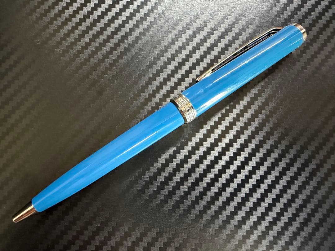 未使用に近い モンブラン PIX ボールペン ペトロールブルー