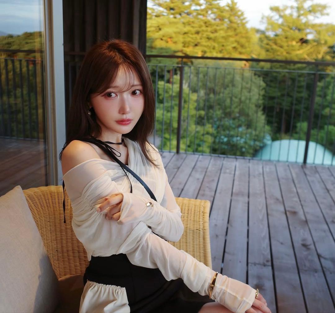 トップス crayme Hagoromo Tulle Tops black