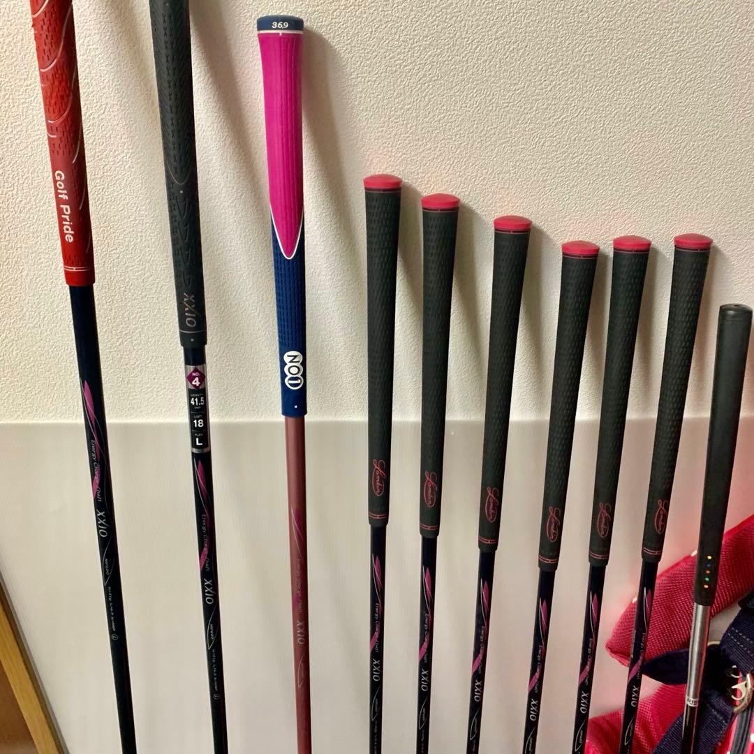 大人気◇XXIO レディースゴルフクラブセット／ジャックバニー キャディバッグ