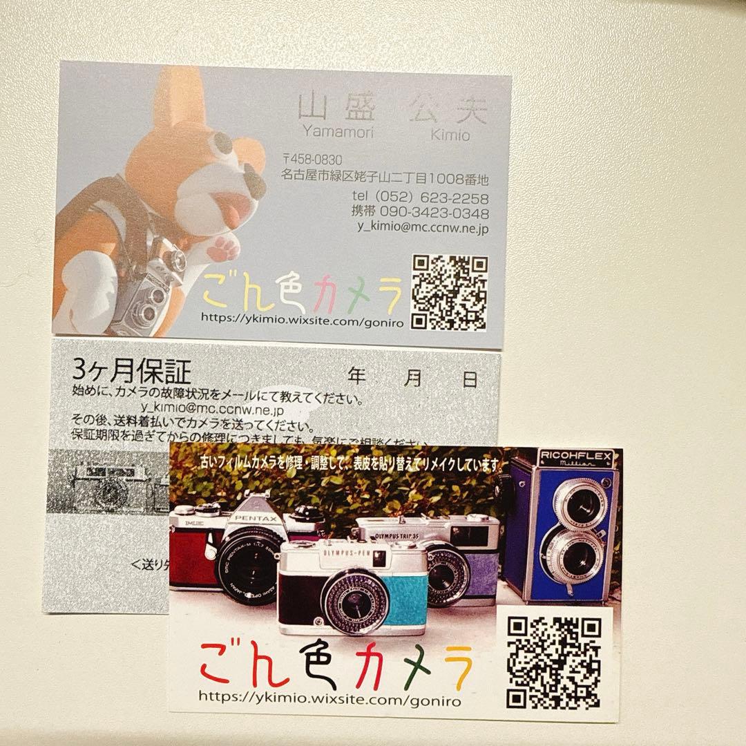 ごん色カメラ OLYMPUS-PEN フィルムカメラ